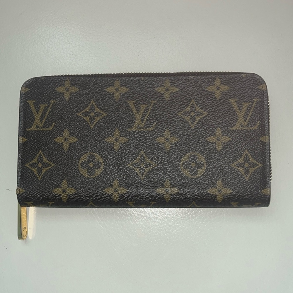 Sold Louis Vuitton Monogram Zippy Zip Around Wallet